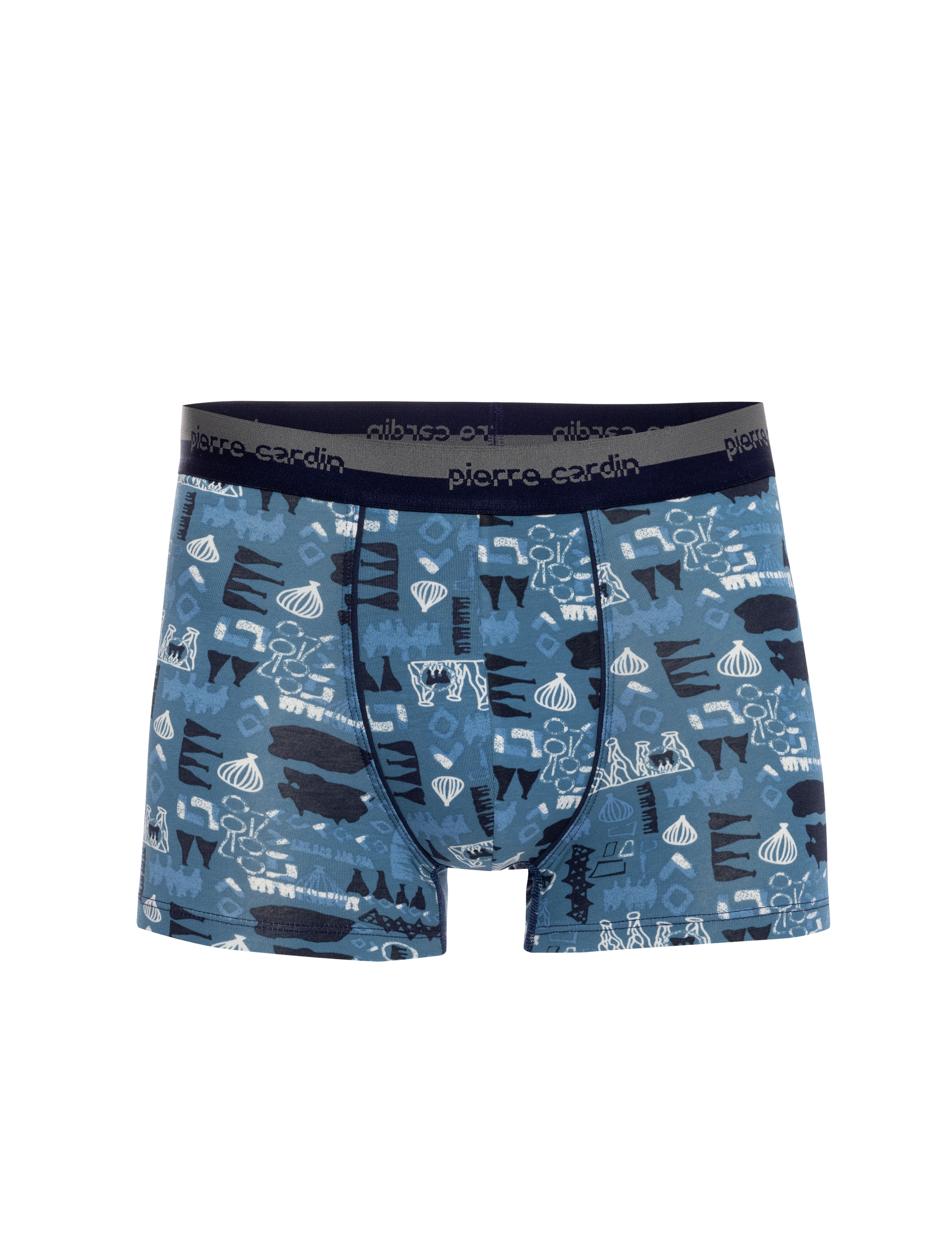 Renkli Pamuk Modal Karışımlı 3'lü Boxer - Image 4