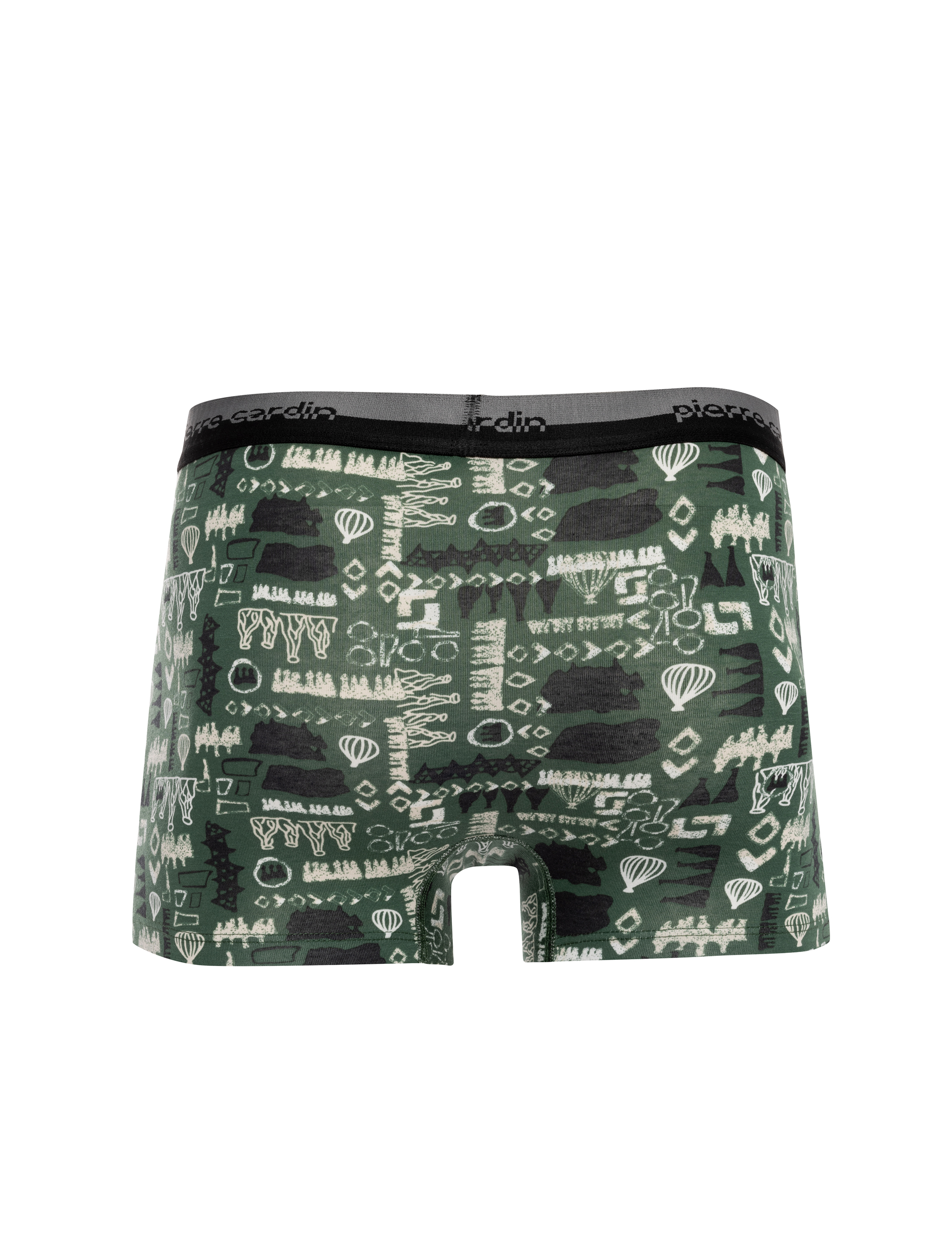 Renkli Pamuk Modal Karışımlı 3'lü Boxer - Image 7