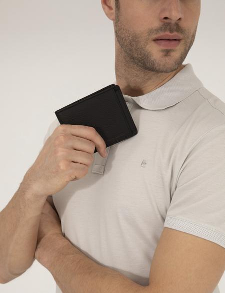 Erkek Siyah Deri Cüzdan - 50275605001