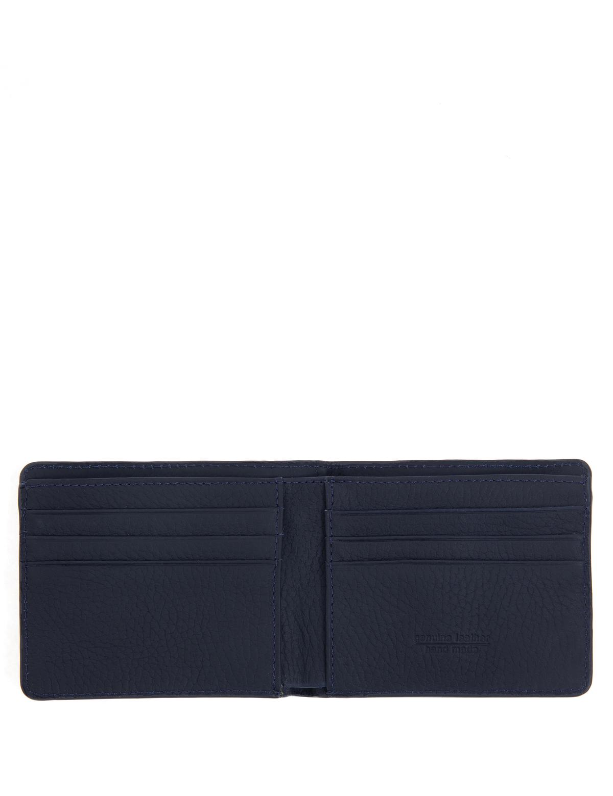 Erkek Lacivert Deri Cüzdan - 50275606002