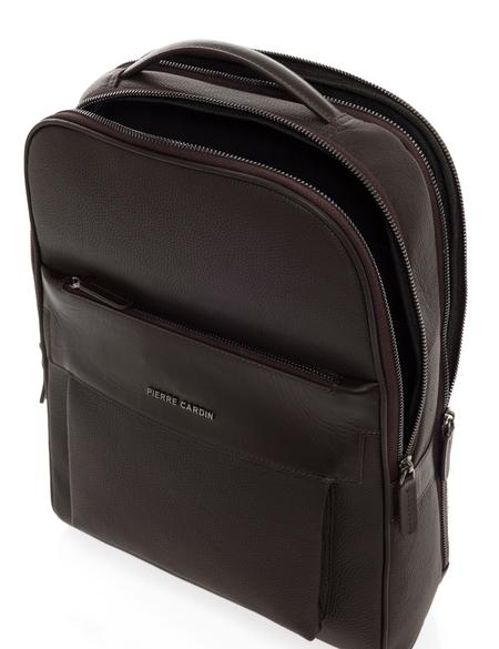 Erkek Kahverengi Deri Sırt Çantası - 50268758002