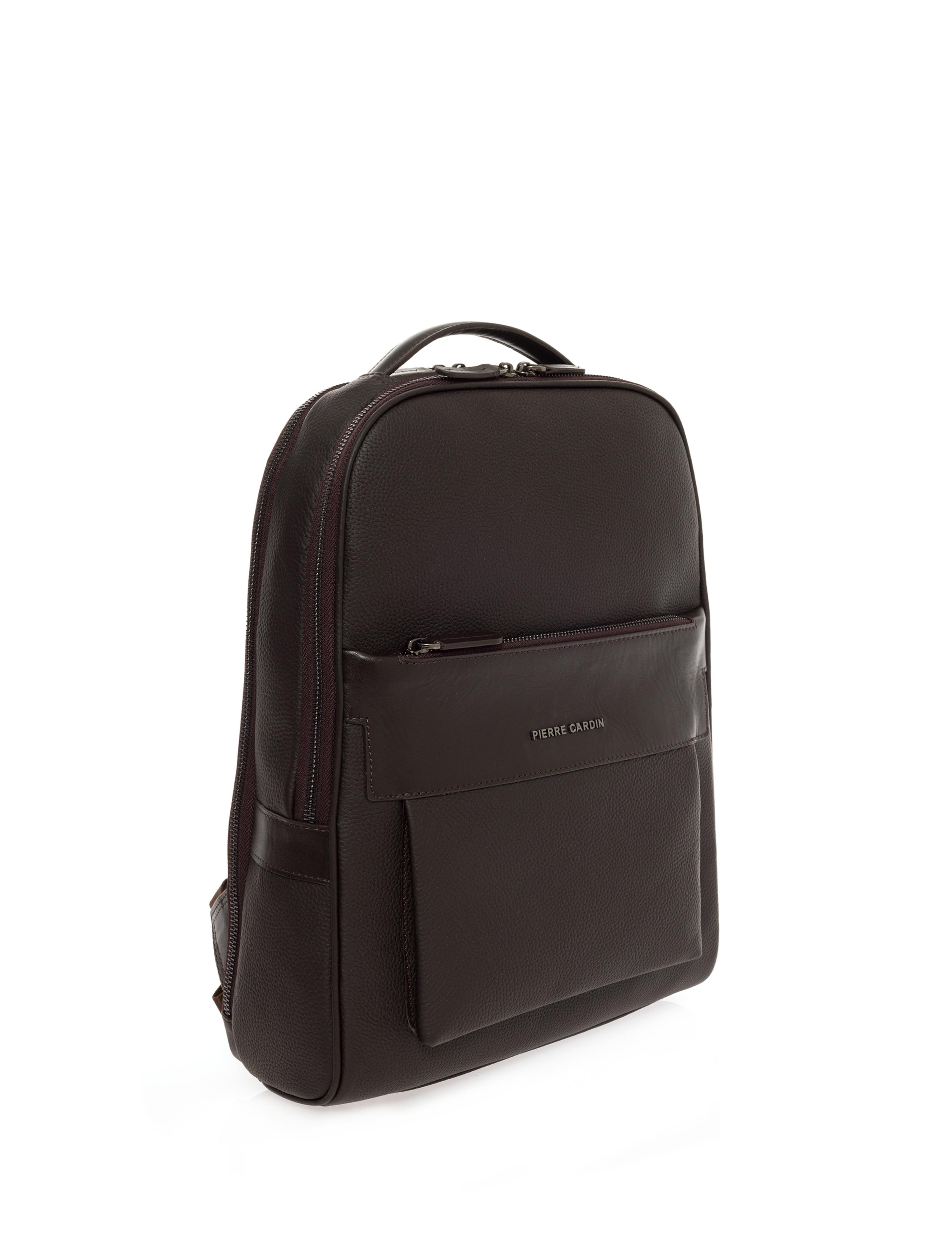 Erkek Kahverengi Deri Sırt Çantası