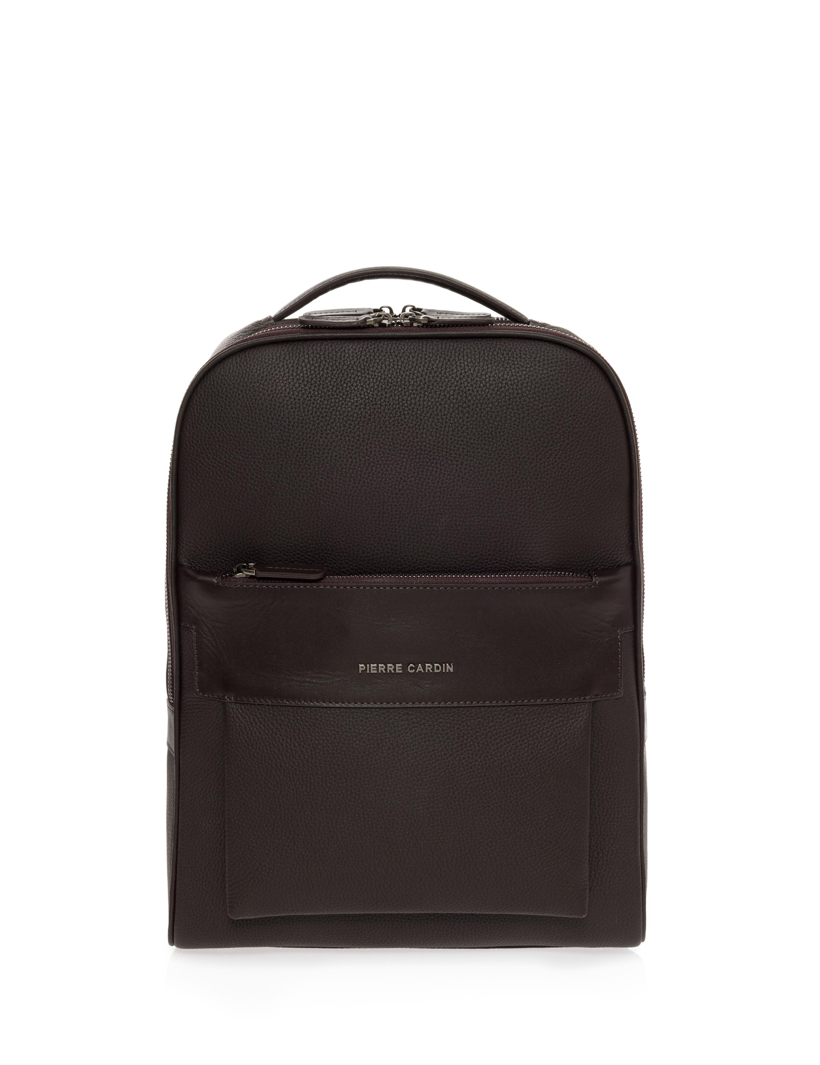 Erkek Kahverengi Deri Sırt Çantası