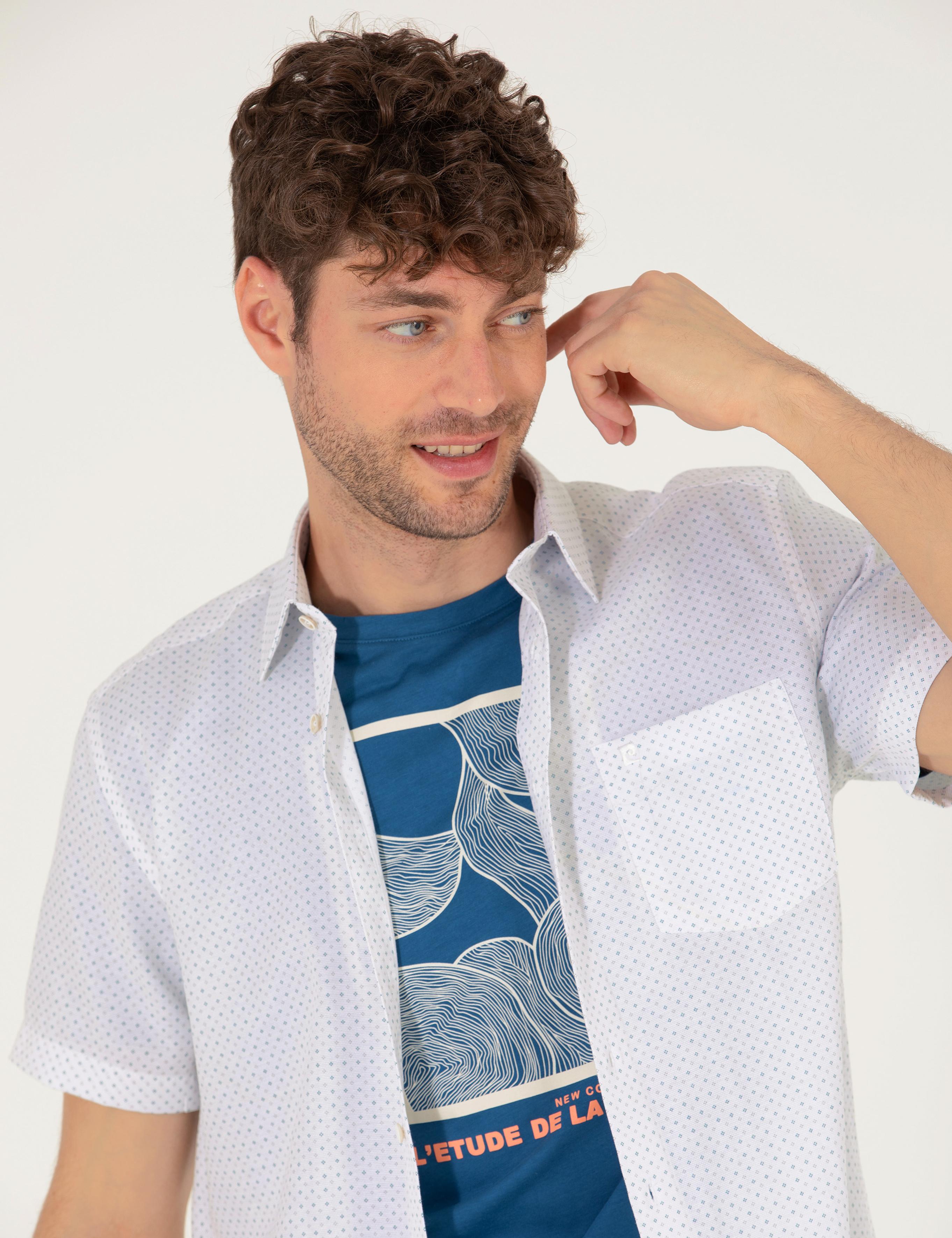 Zümrüt Regular Fit Kısa Kollu Gömlek