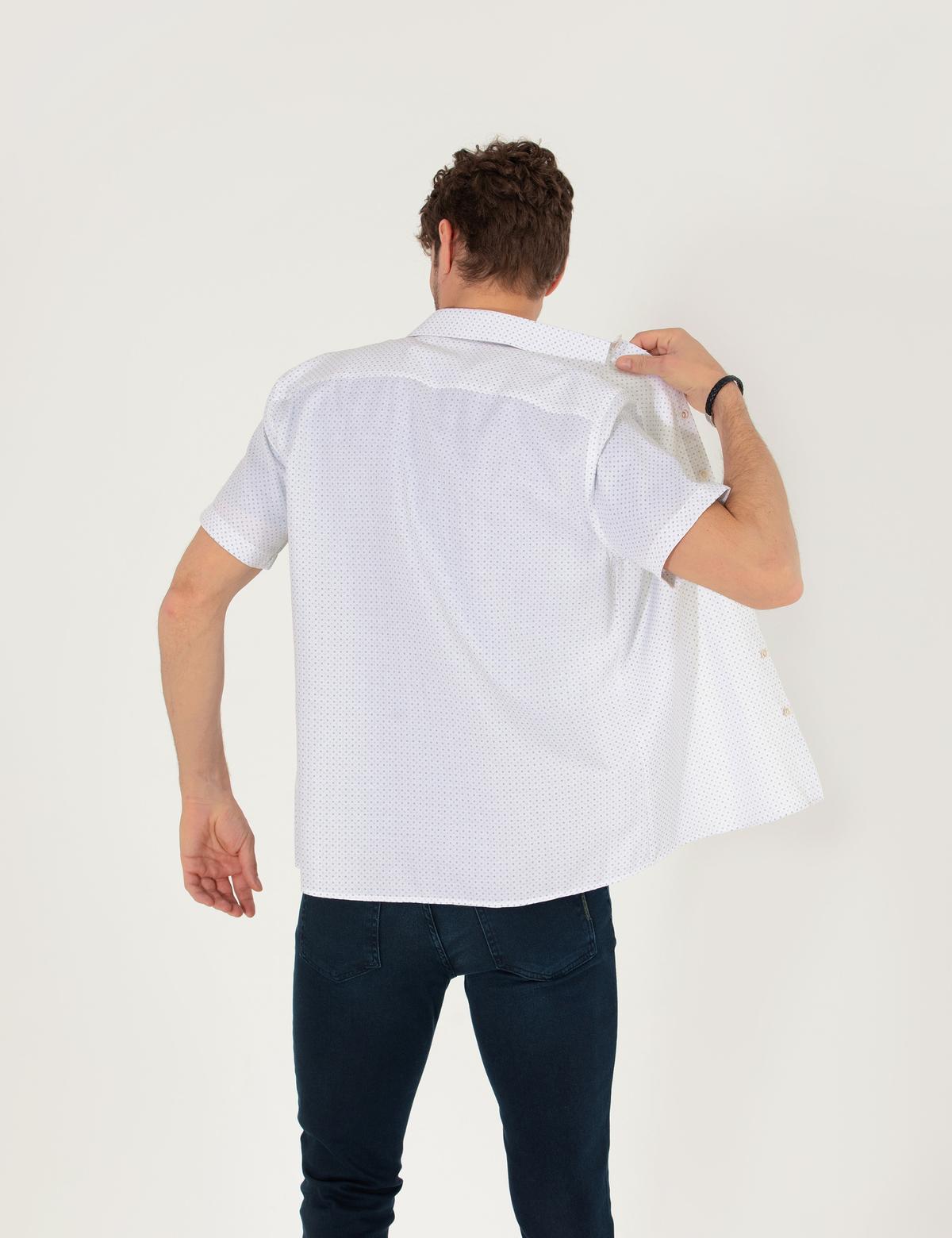 Zümrüt Regular Fit Kısa Kollu Gömlek - 50255276038