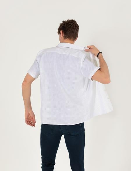 Zümrüt Regular Fit Kısa Kollu Gömlek - 50255276038