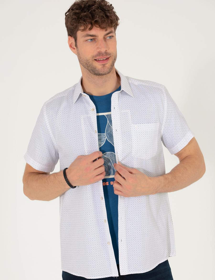 Zümrüt Regular Fit Kısa Kollu Gömlek