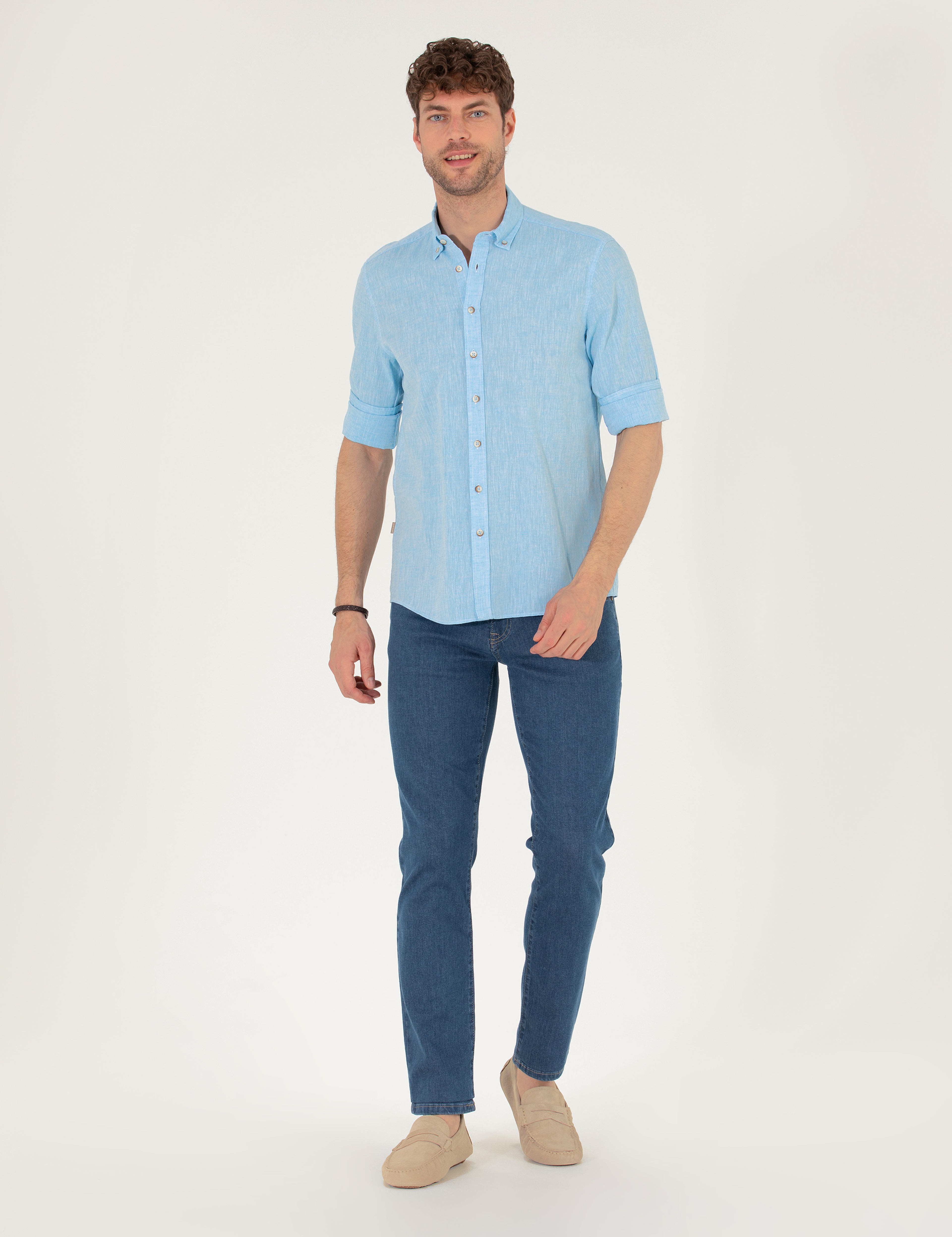 Aqua Regular Fit Uzun Kollu Gömlek - Image 4