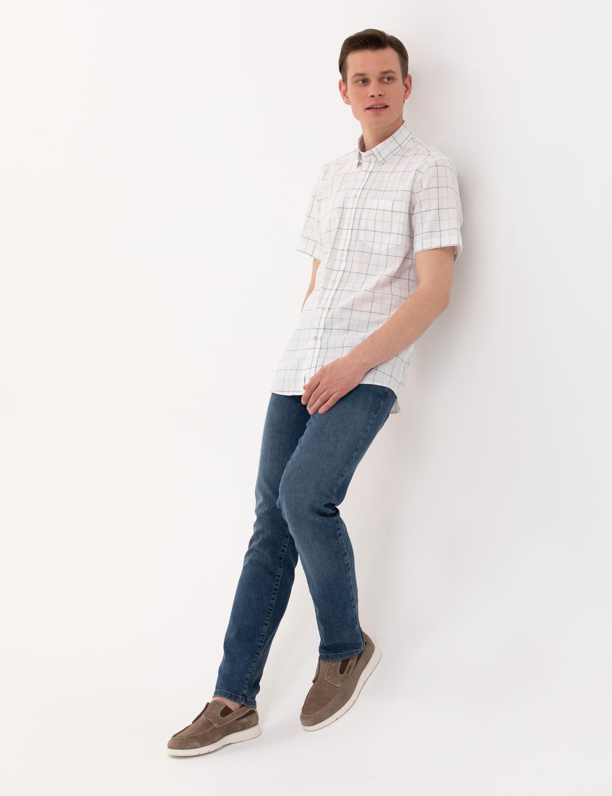 Haki Regular Fit Kısa Kollu Gömlek - 50269178007