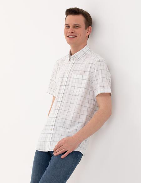 Haki Regular Fit Kısa Kollu Gömlek - 50269178007