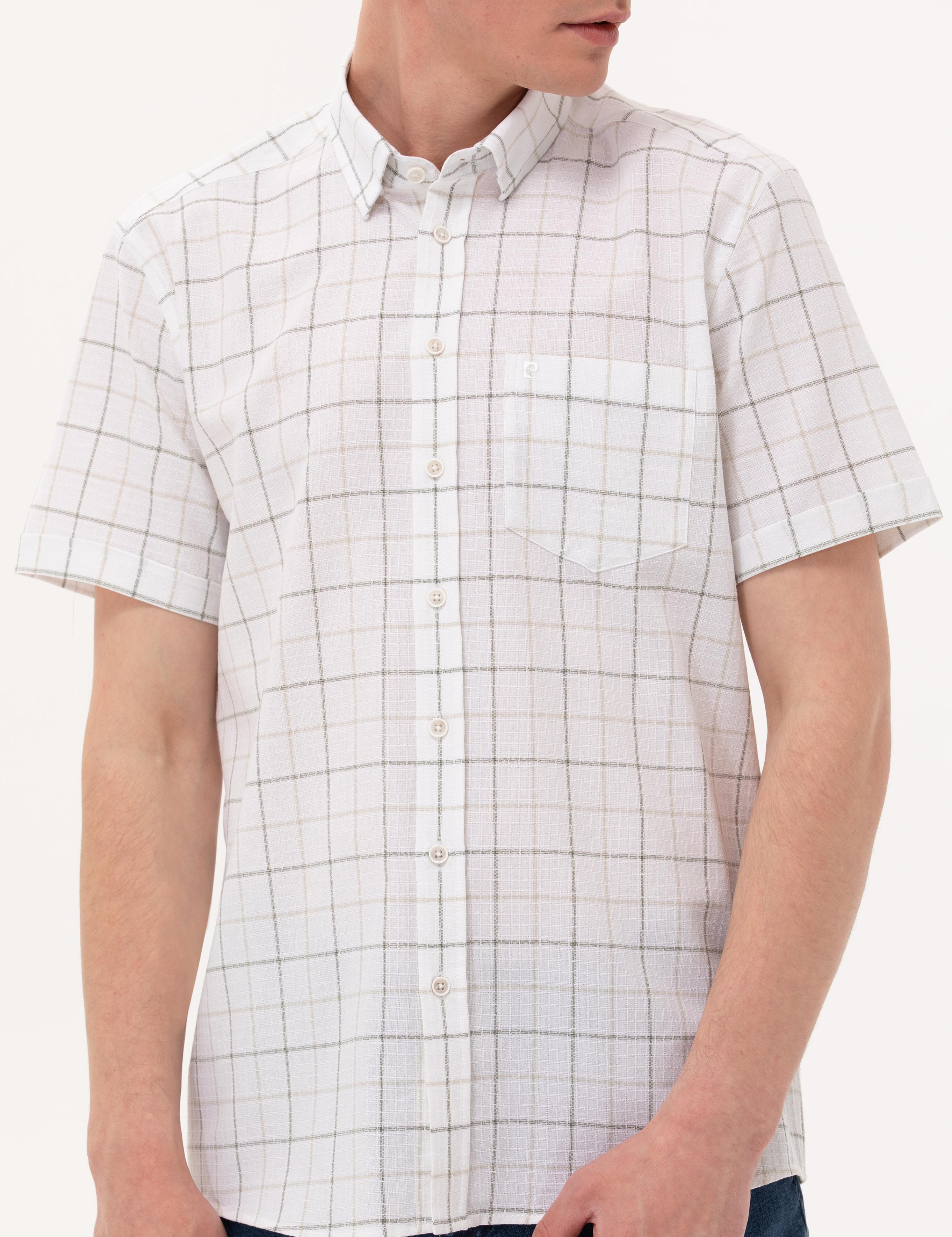 Haki Regular Fit Kısa Kollu Gömlek