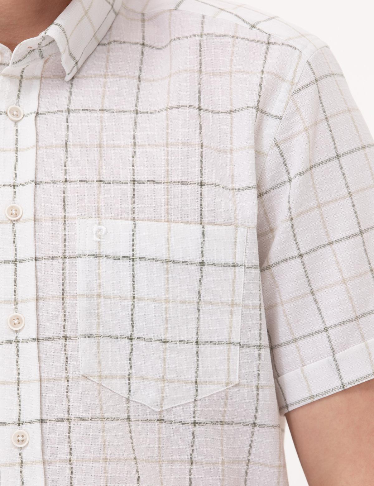 Haki Regular Fit Kısa Kollu Gömlek - 50269178007