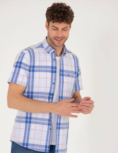 Saks Regular Fit Kısa Kollu Gömlek
