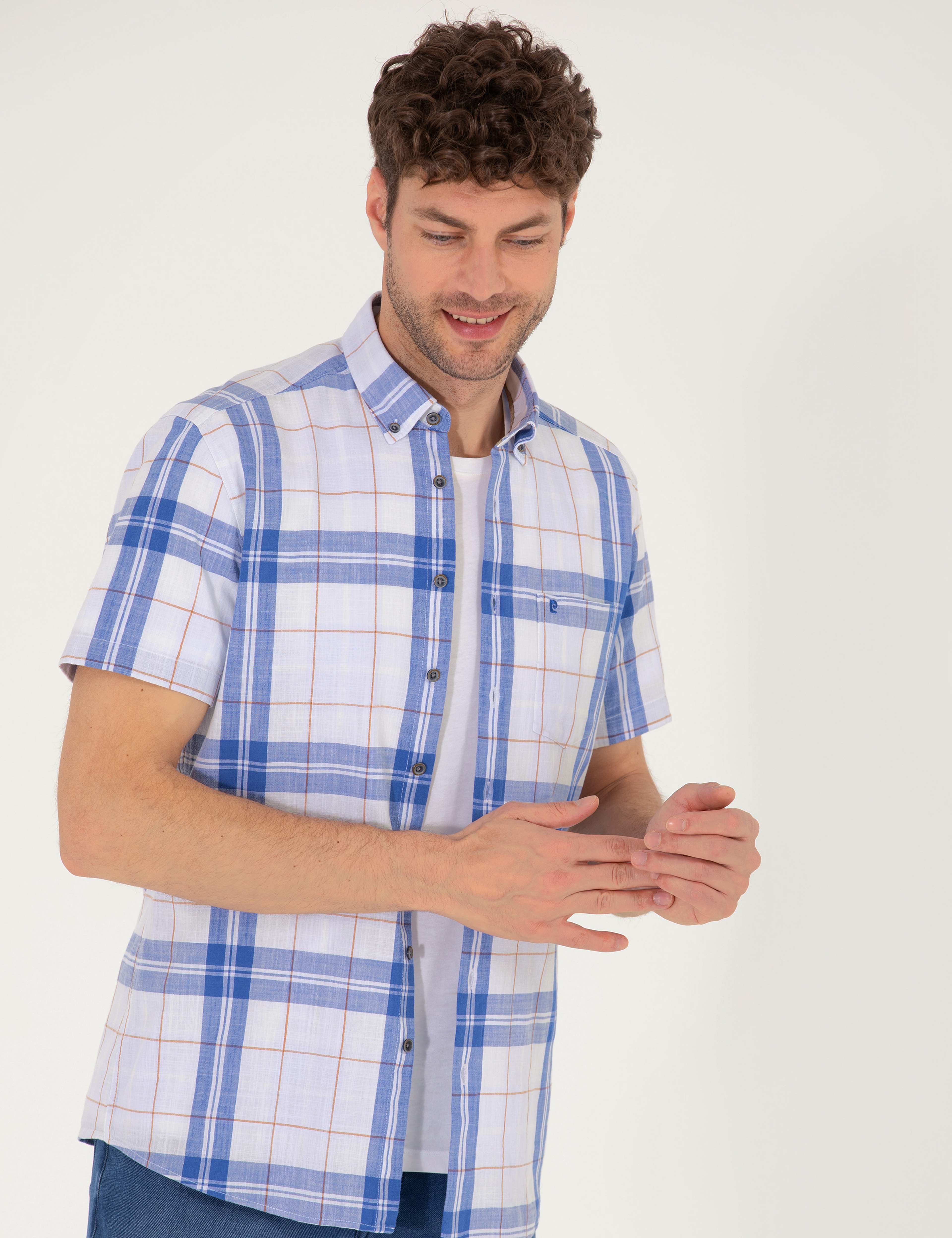 Saks Regular Fit Kısa Kollu Gömlek