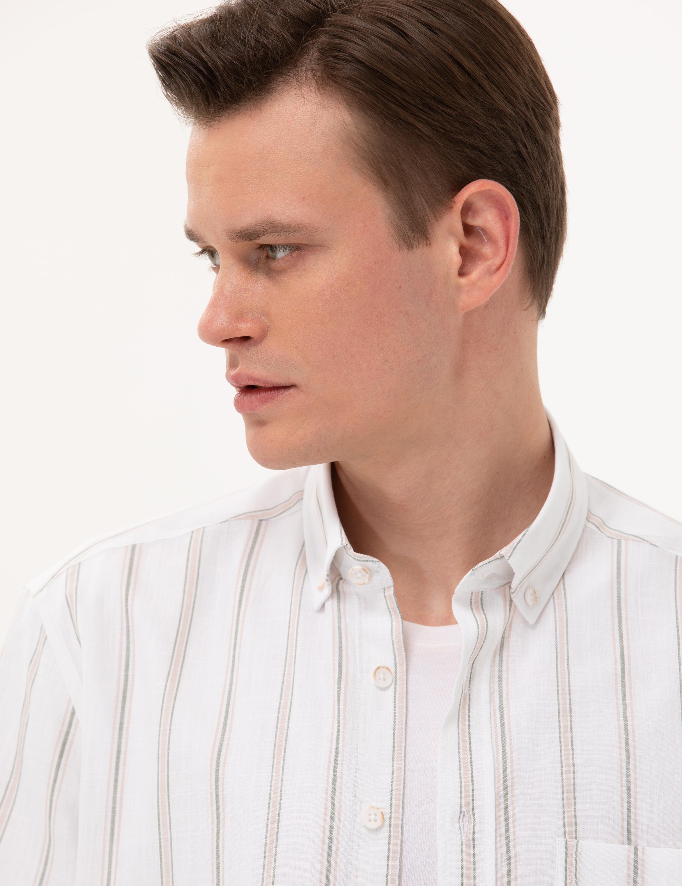 Haki Comfort Fit Kısa Kollu Gömlek