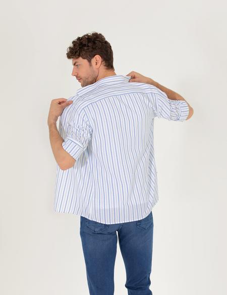 Lacivert Regular Fit Uzun Kollu Gömlek - 50265076033