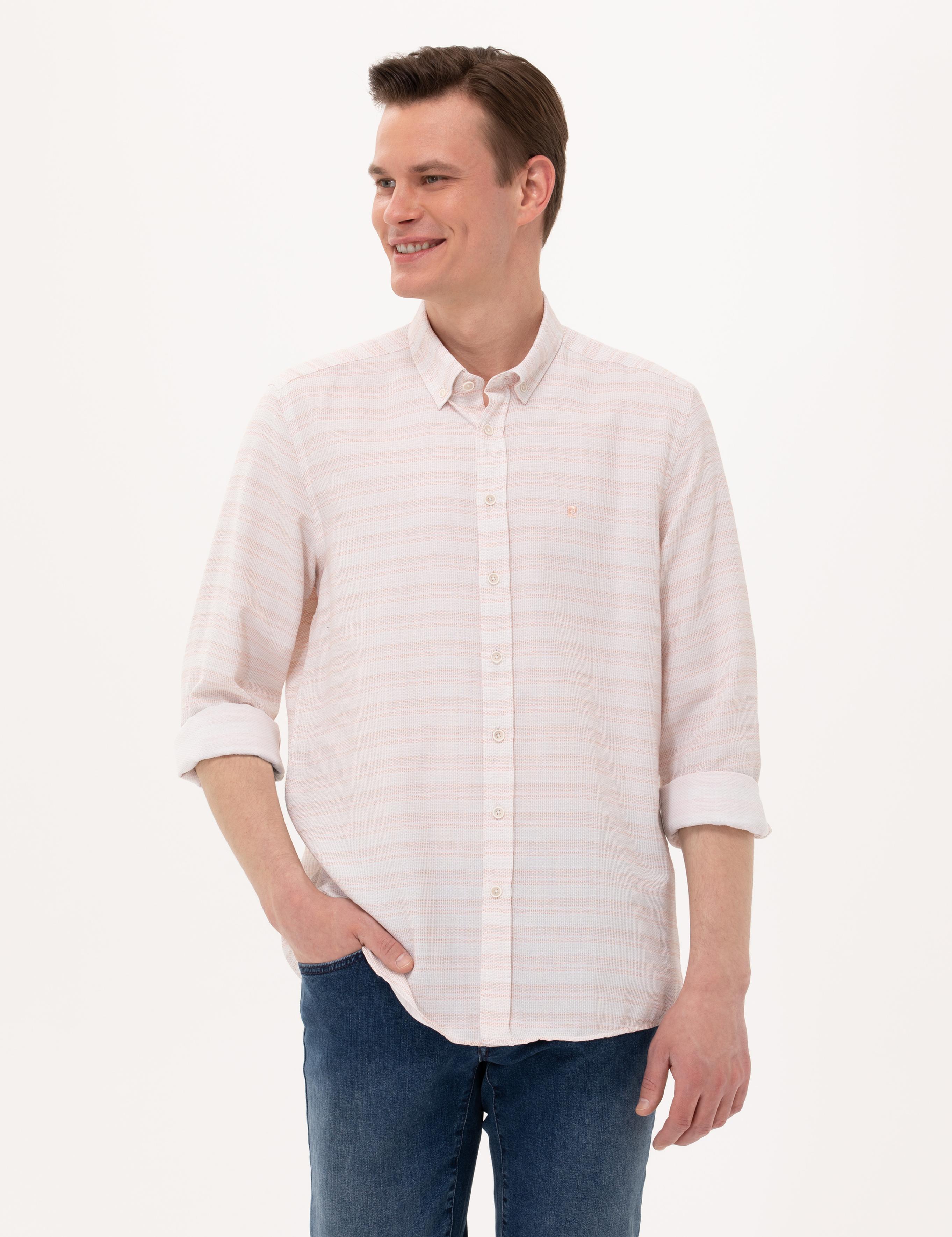 Somon Slim Fit Uzun Kollu Gömlek