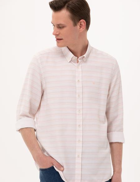 Somon Slim Fit Uzun Kollu Gömlek - 50247126078