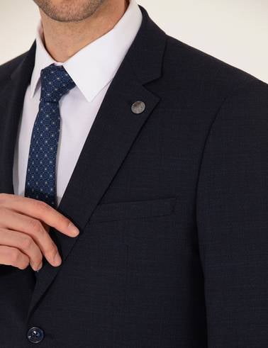 Lacivert Slim Fit Takım Elbise