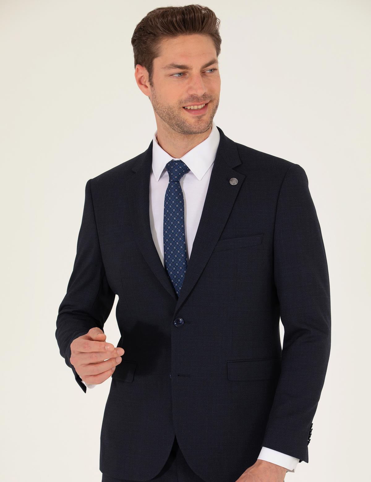 Lacivert Slim Fit Takım Elbise - 50264920008