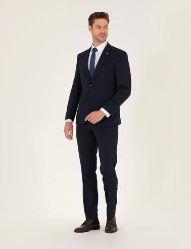 Lacivert Slim Fit Takım Elbise