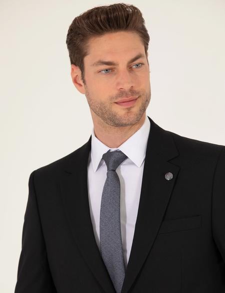 Siyah Slim Fit Takım Elbise - 50265936080
