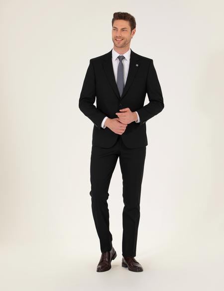 Siyah Slim Fit Takım Elbise - 50265936080