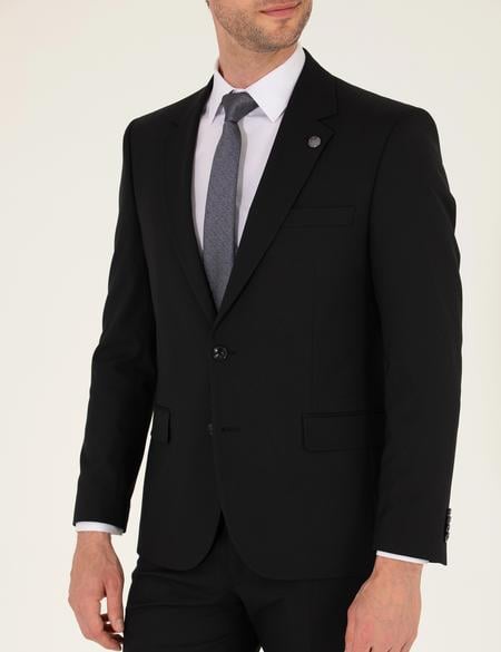 Siyah Slim Fit Takım Elbise - 50265936080