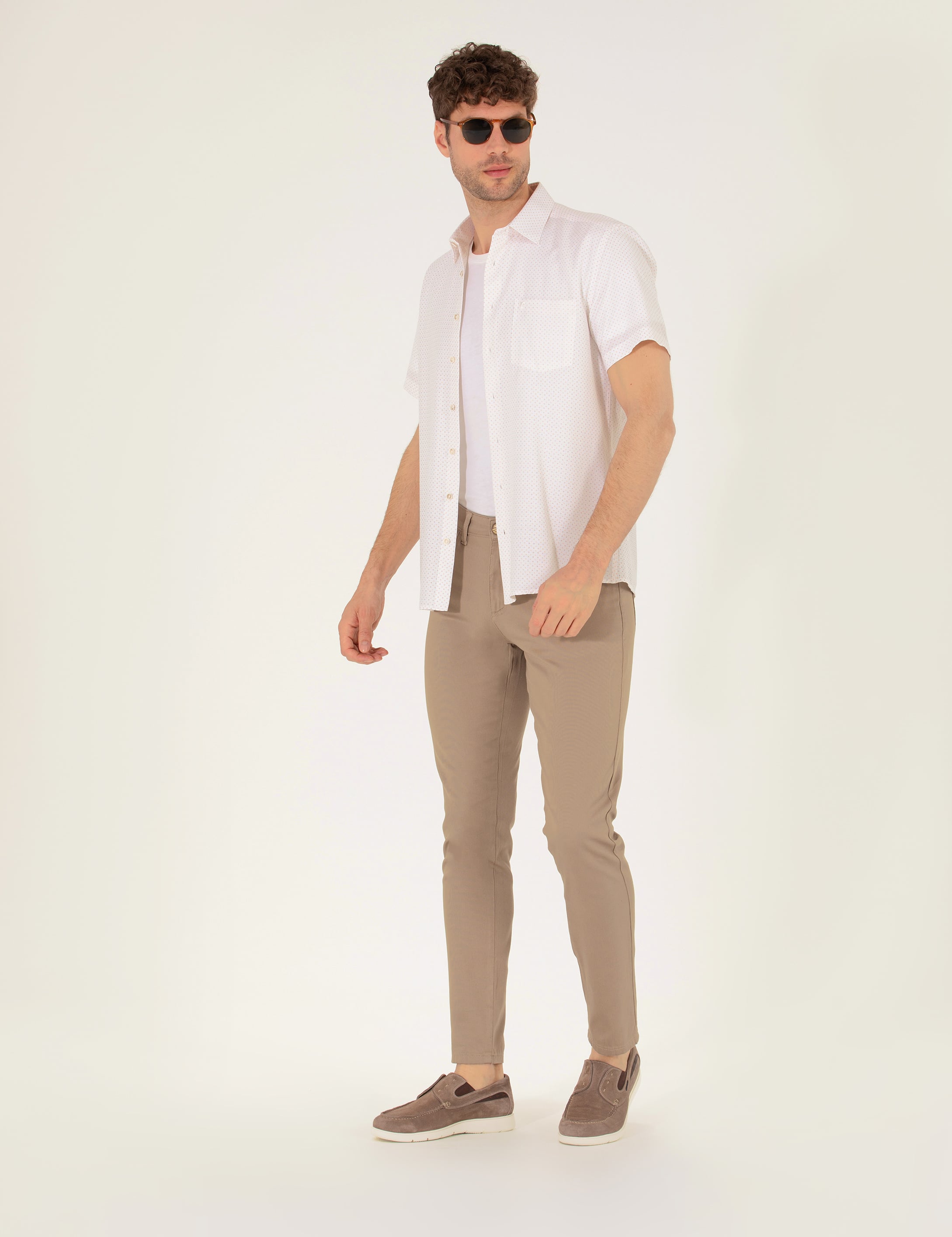 Kum Slim Fit 5 Cep Chino Pantolon