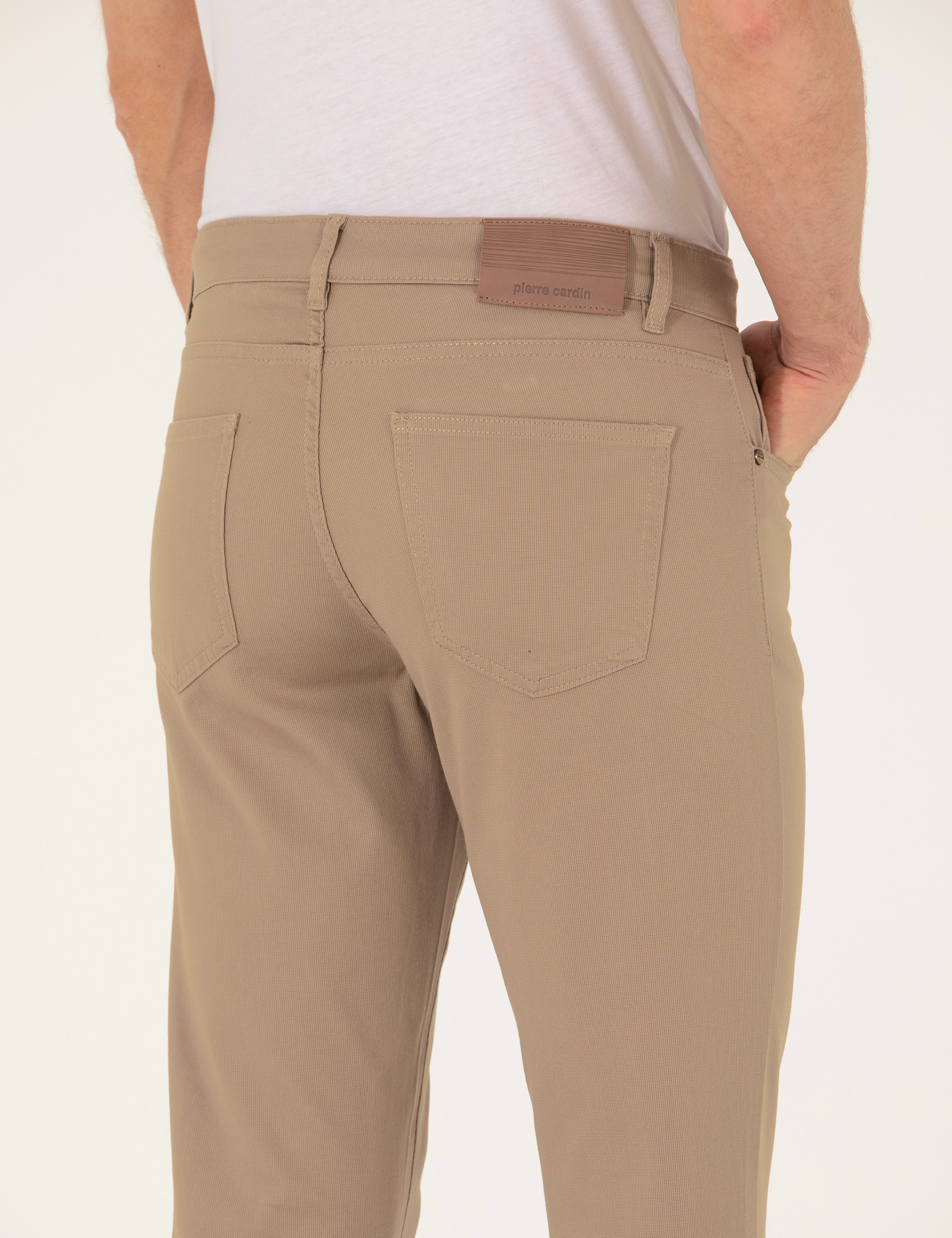Kum Slim Fit 5 Cep Chino Pantolon - Image 7