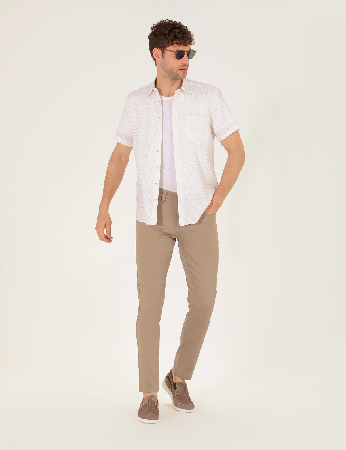 Kum Slim Fit 5 Cep Chino Pantolon