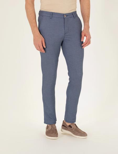 Açık Mavi Slim Fit Kanvas Pantolon - 50271294059