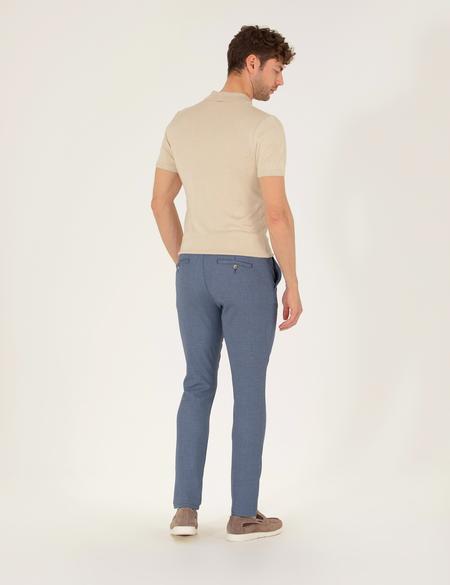 Açık Mavi Slim Fit Kanvas Pantolon - 50271294059