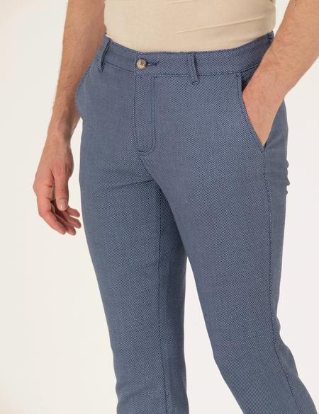 Açık Mavi Slim Fit Kanvas Pantolon - 50271294059
