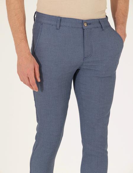 Açık Mavi Slim Fit Kanvas Pantolon - 50271294059