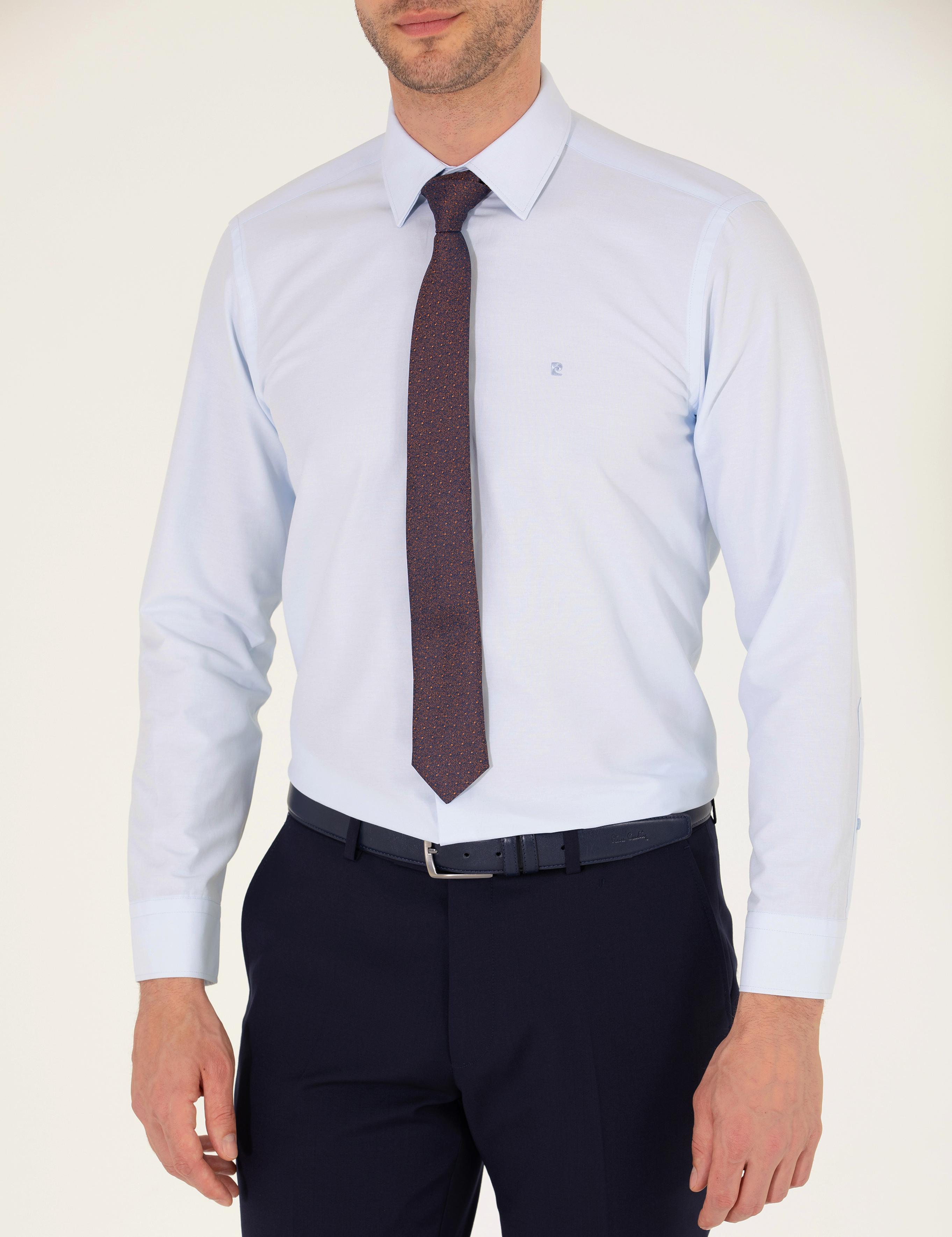 Açık Mavi Regular Fit Uzun Kollu Klasik Gömlek