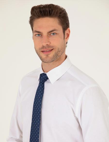 Beyaz Regular Fit Uzun Kollu Klasik Gömlek - 50275811015