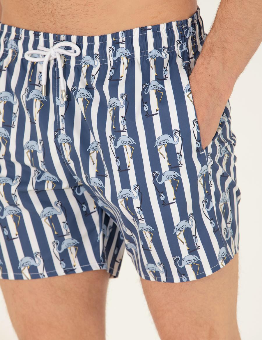 Lacivert Deniz Şortu