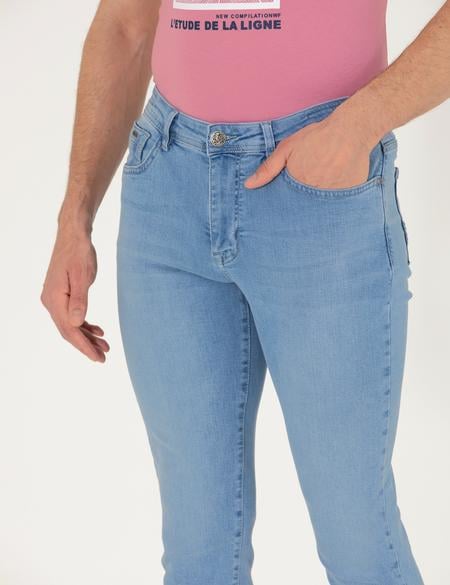 Açık Mavi Slim Fit Jean Pantolon - 50265276068