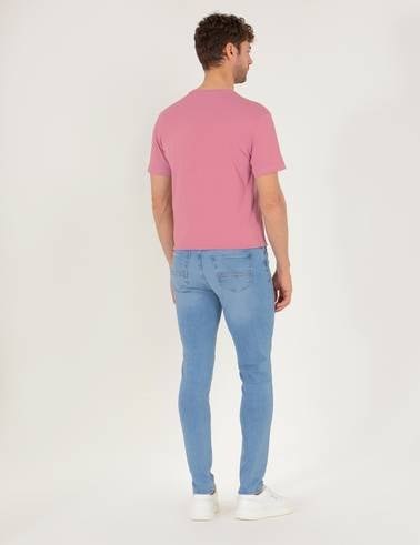 Açık Mavi Slim Fit Jean Pantolon