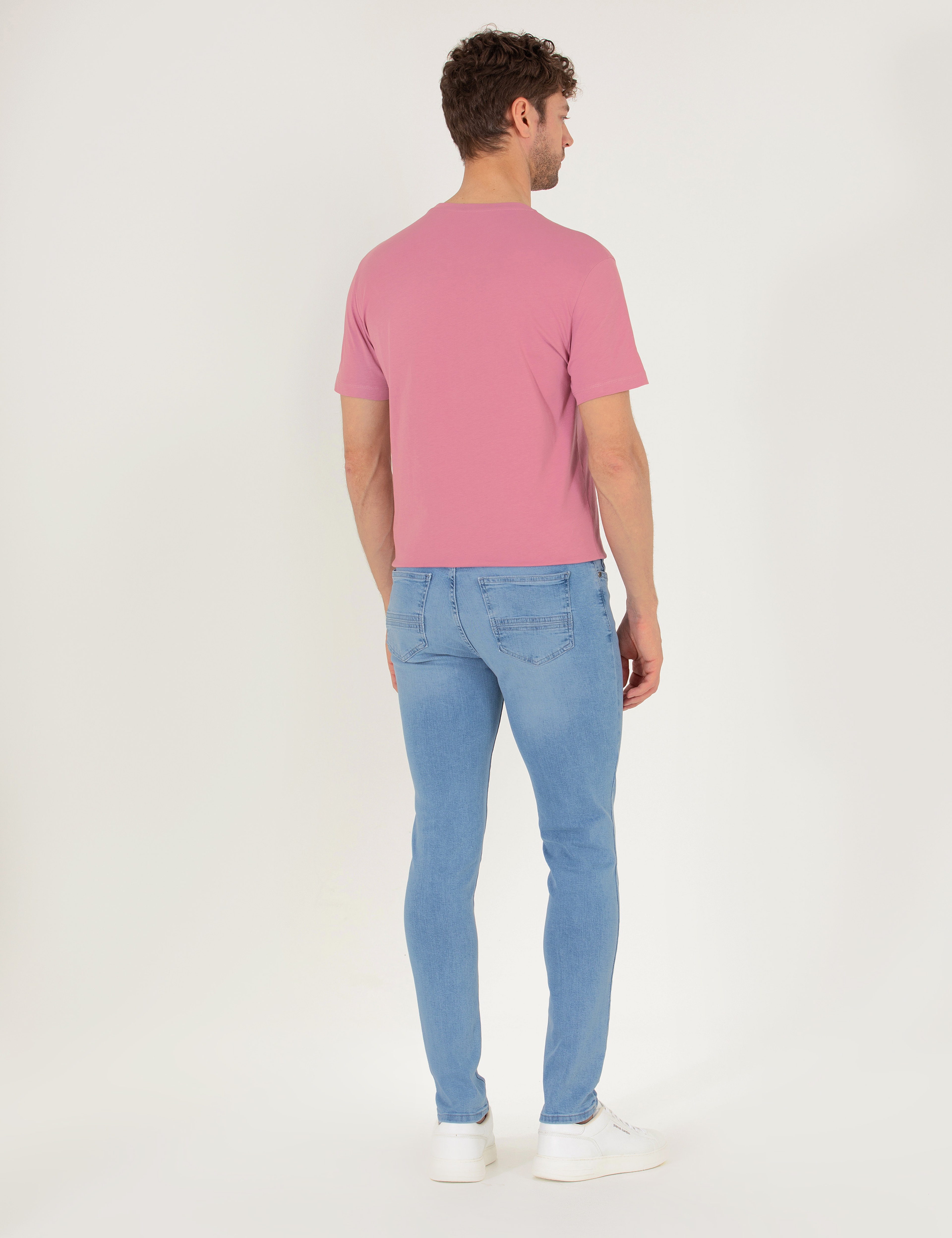Açık Mavi Slim Fit Jean Pantolon