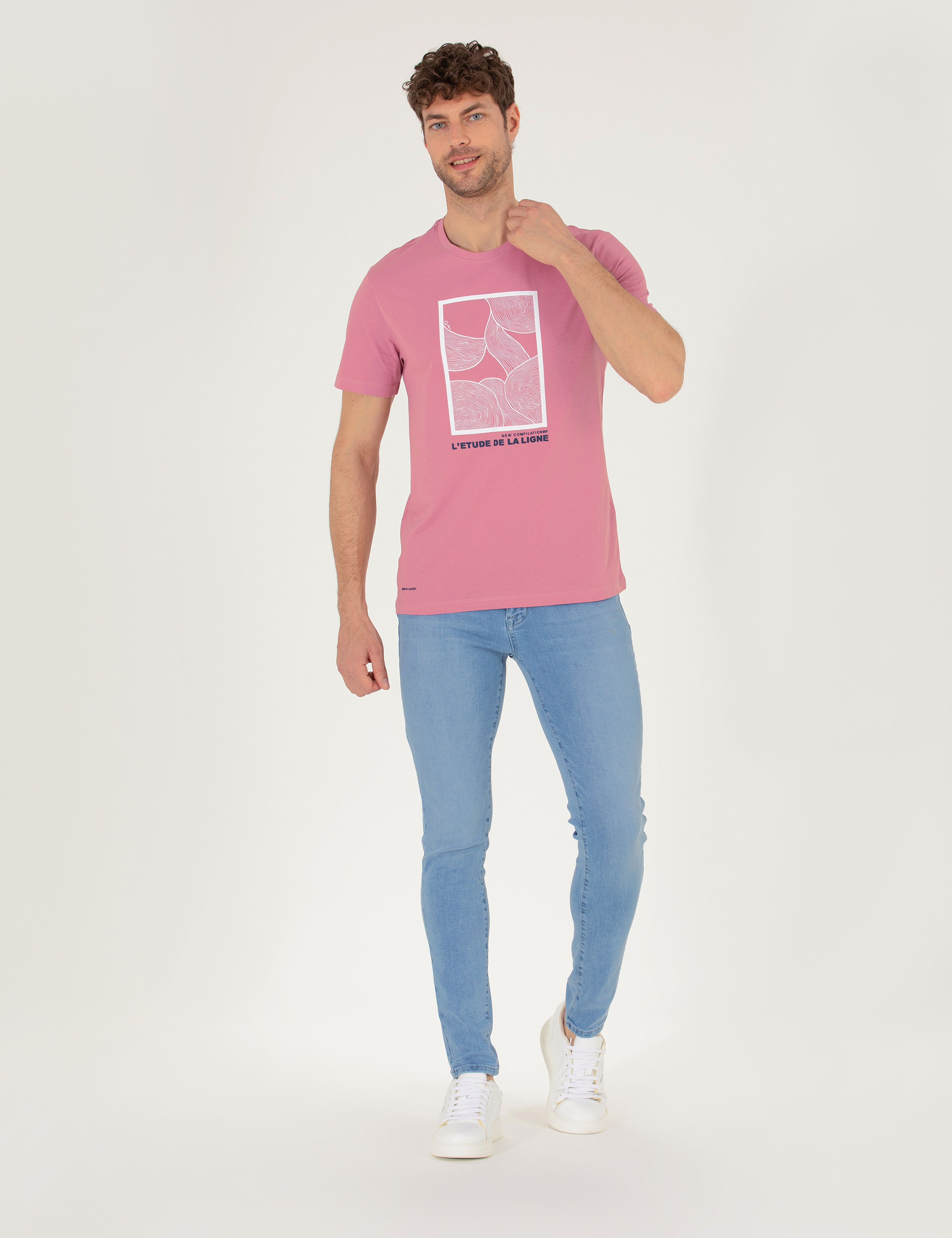 Açık Mavi Slim Fit Jean Pantolon - Image 3