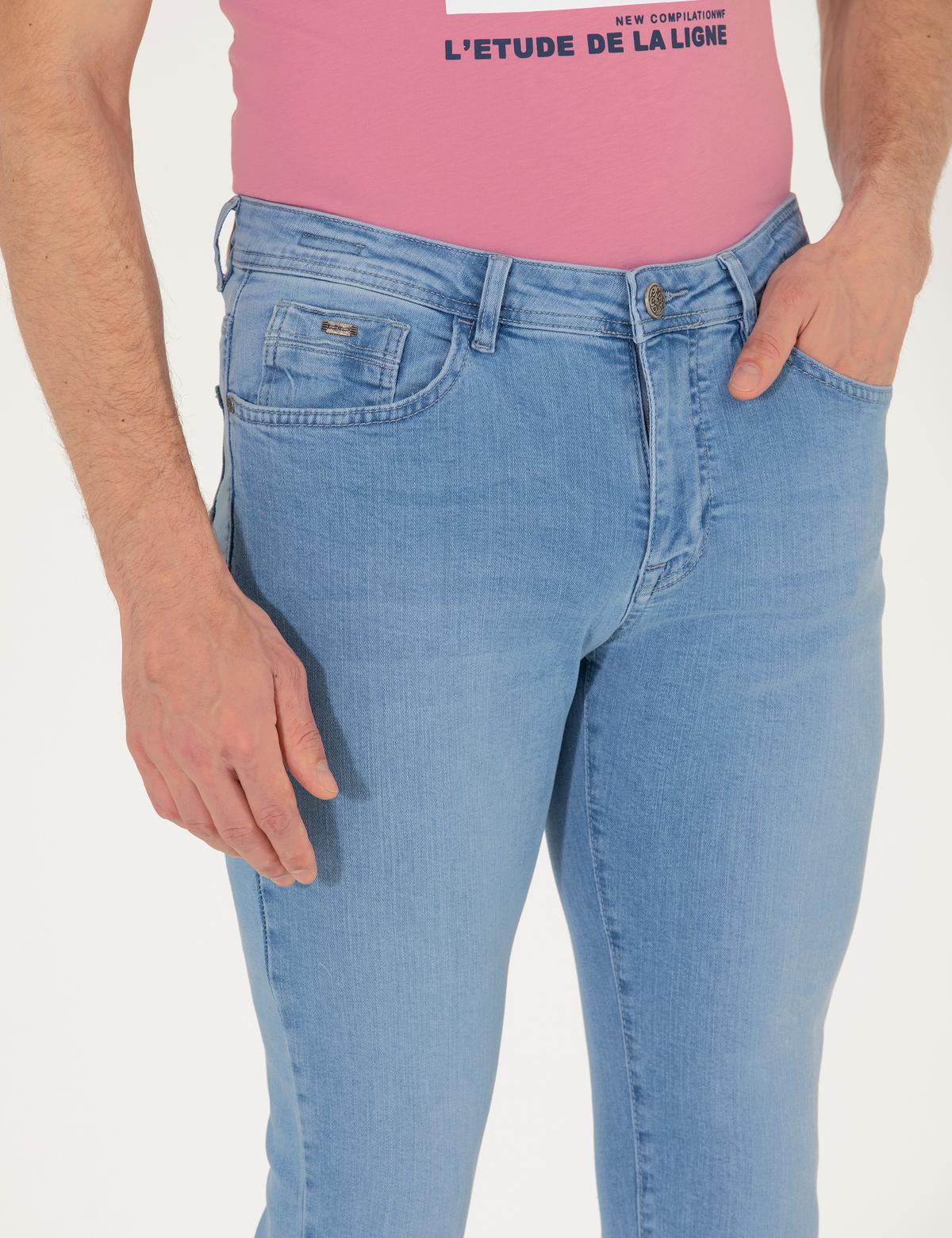 Açık Mavi Slim Fit Jean Pantolon - 50265276068