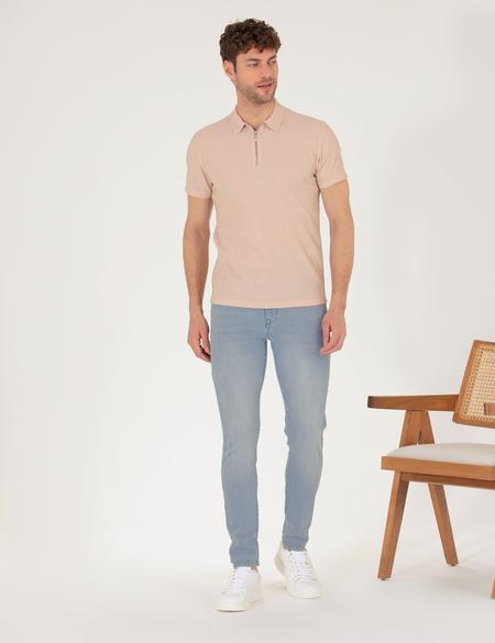 Açık Mavi Slim Fit Jean Pantolon - 50265306055