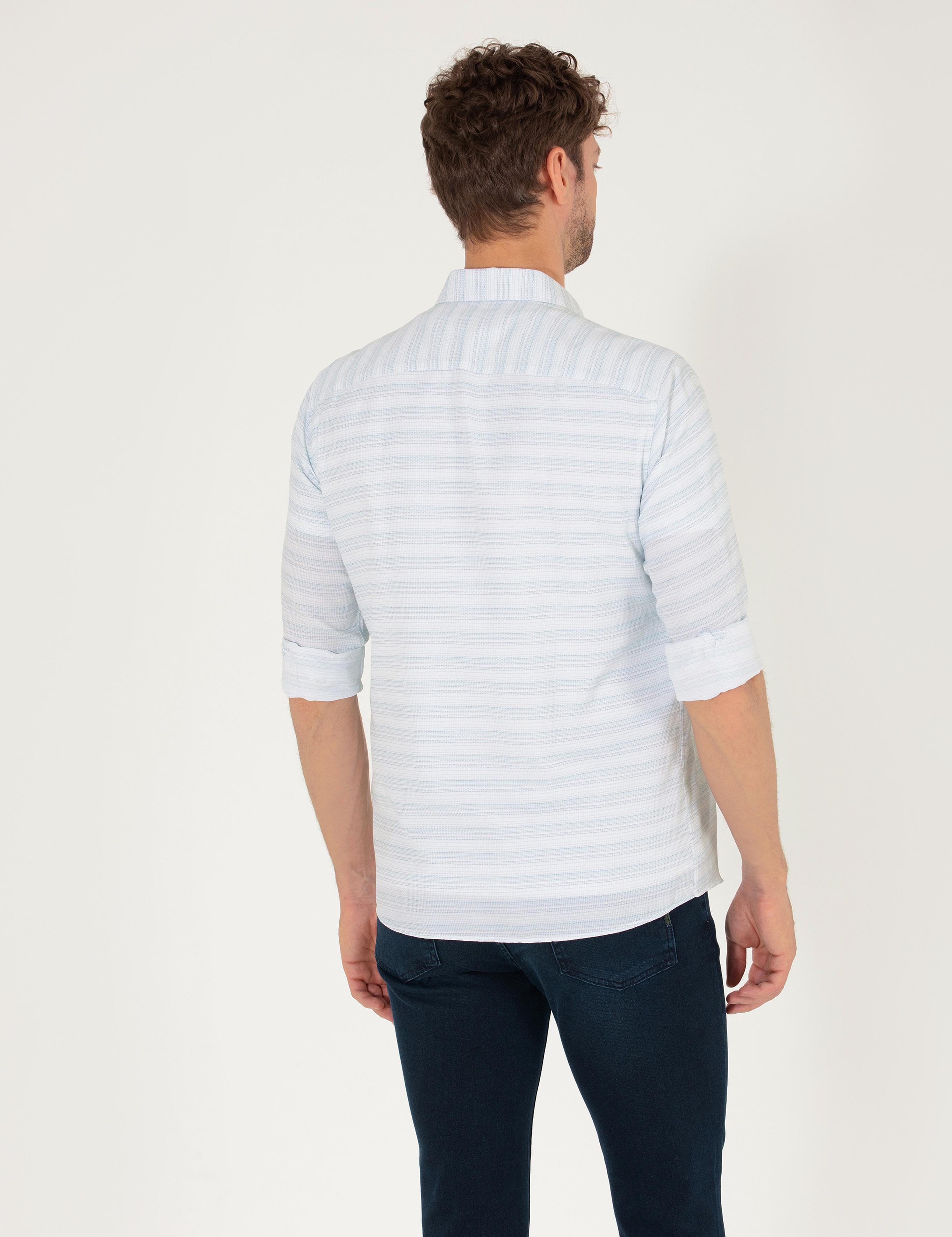 Zümrüt Slim Fit Uzun Kollu Gömlek