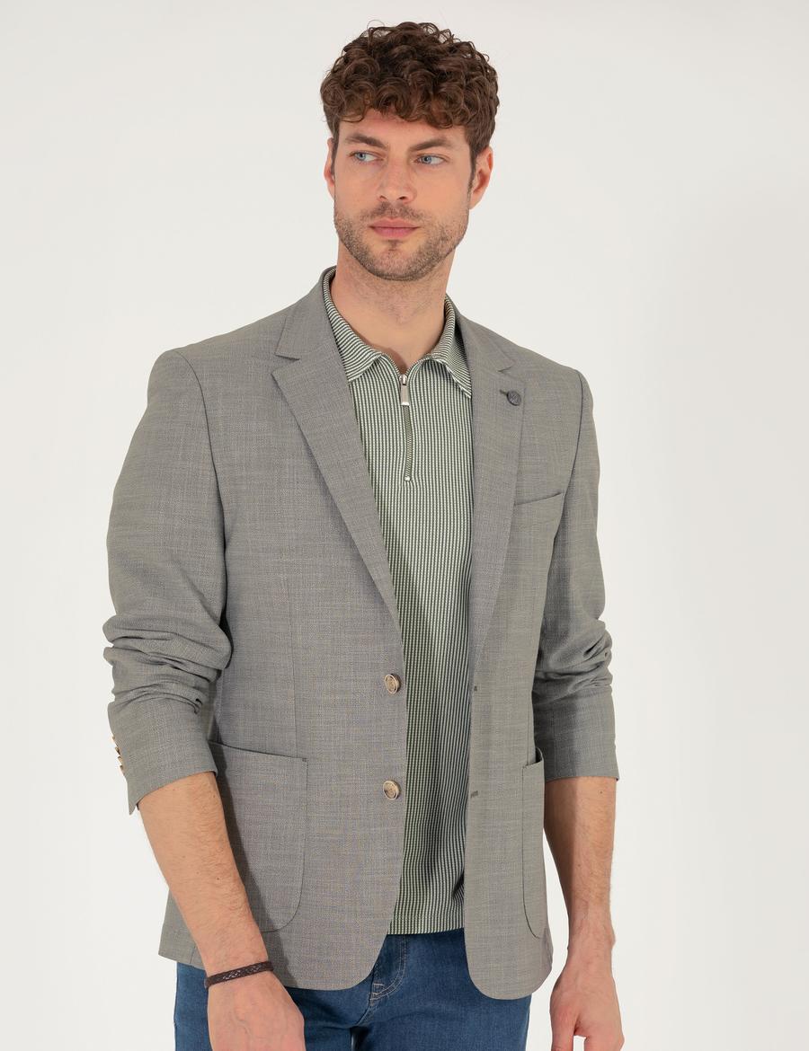 Açık Yeşil Spor Ceket