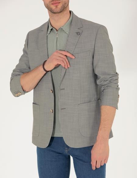 Açık Yeşil Spor Ceket - 50270609017