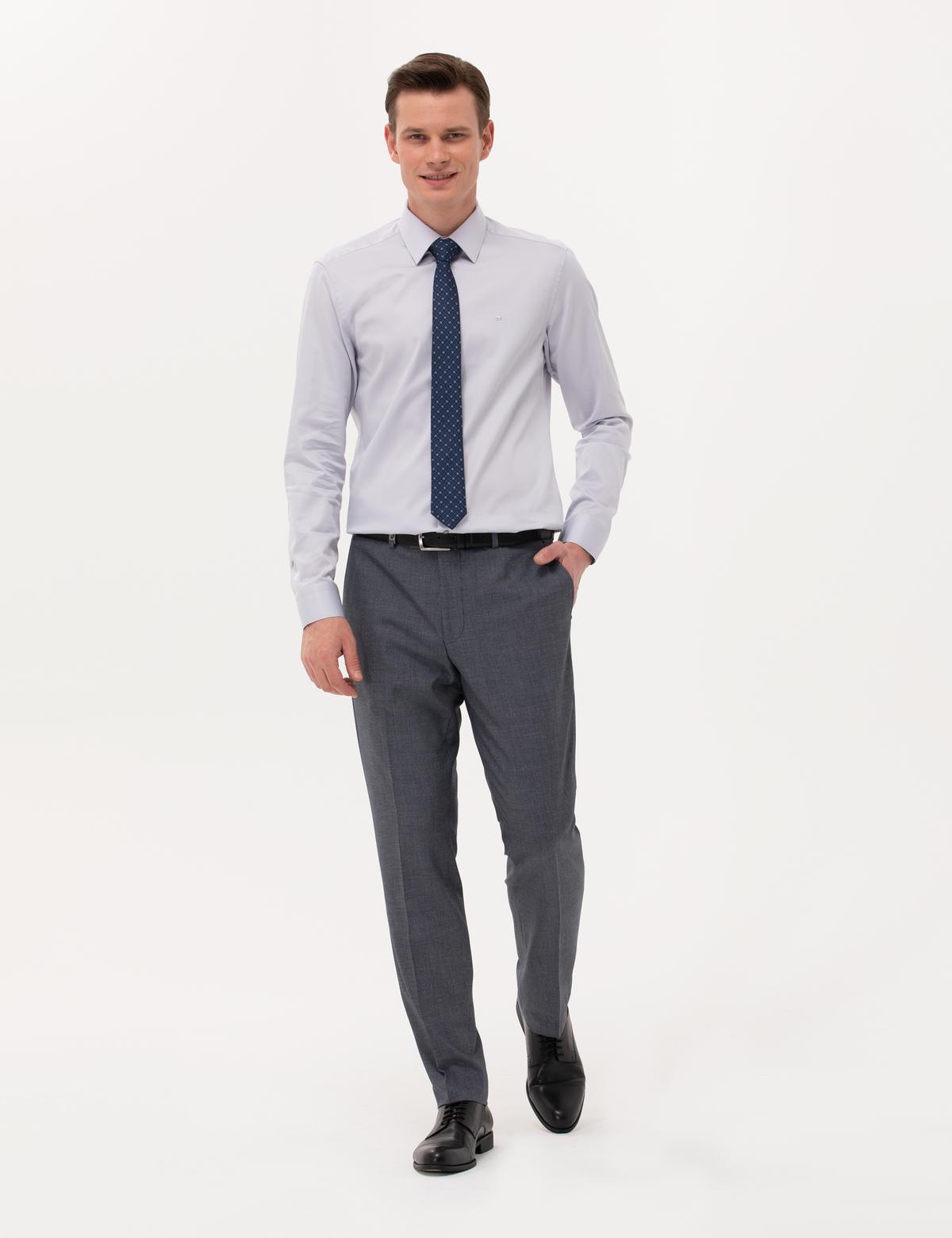 Lacivert Slim Fit Kumaş Pantolon - 50267506045