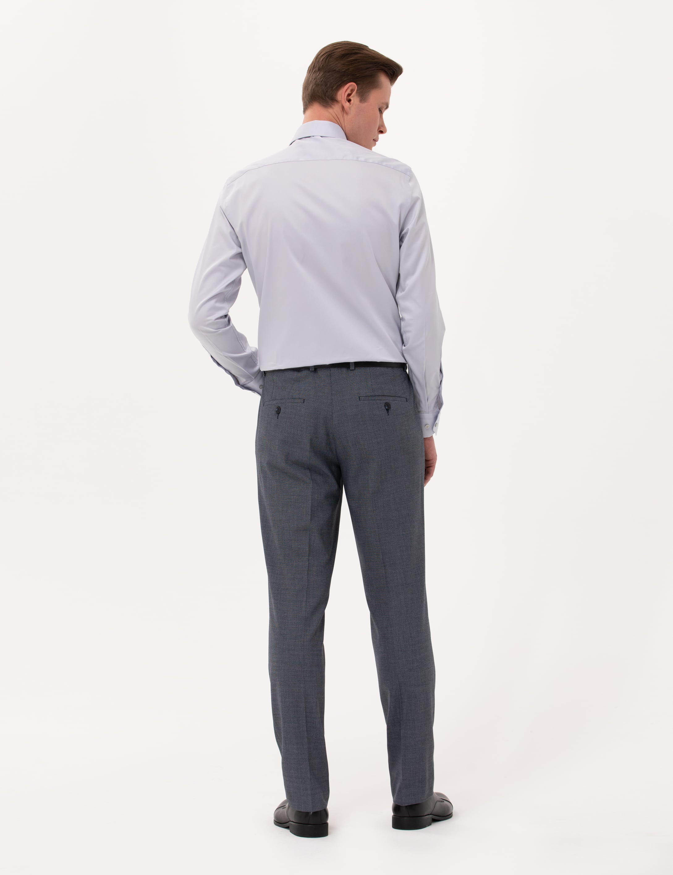 Lacivert Slim Fit Kumaş Pantolon