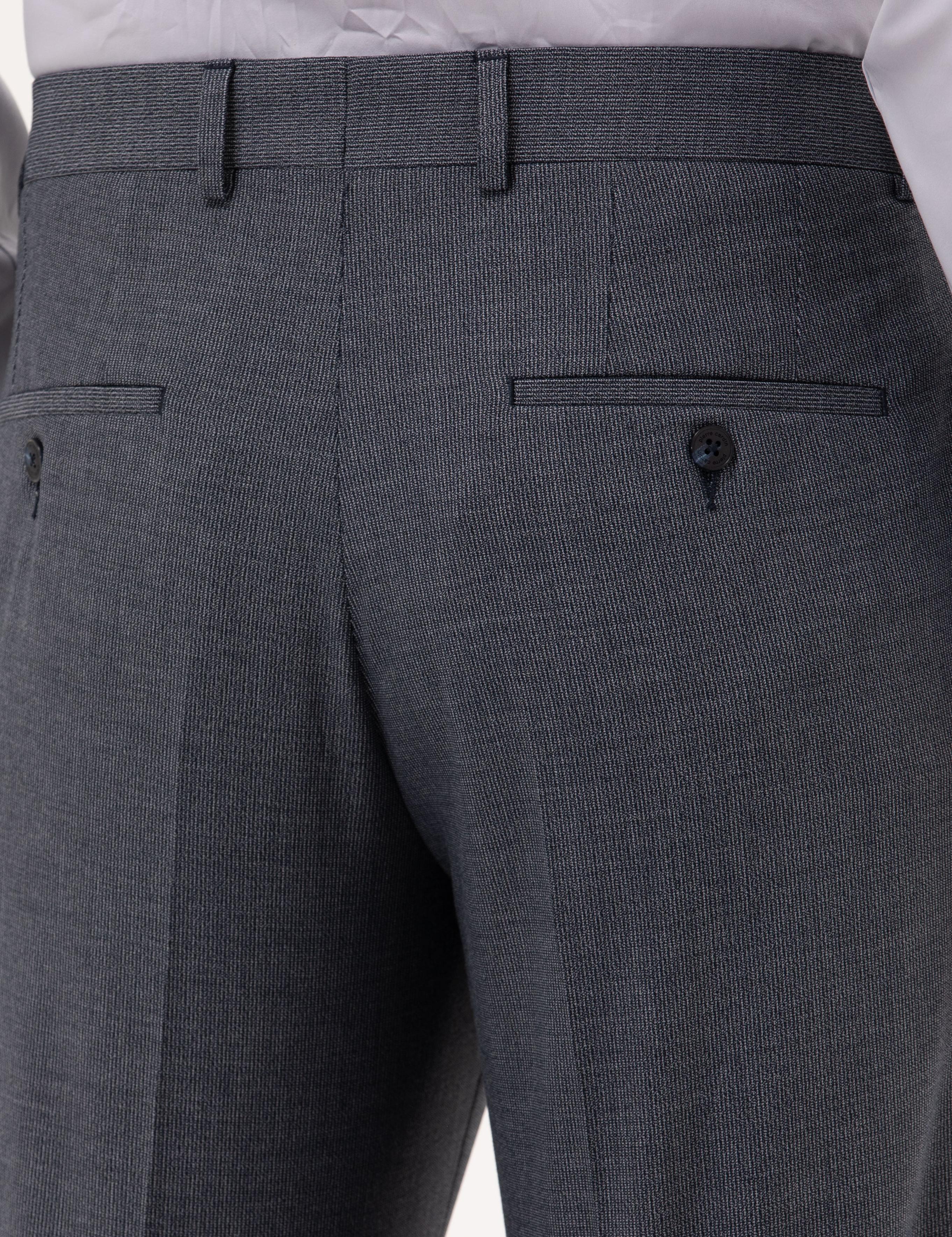 Lacivert Slim Fit Kumaş Pantolon